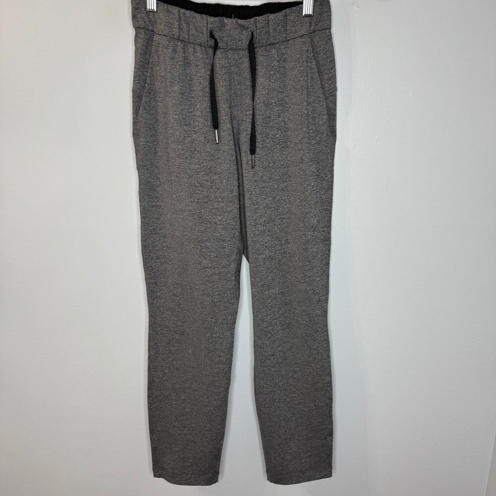 Lululemon Pants On The Fly 27" Heathered Black Women’s 2